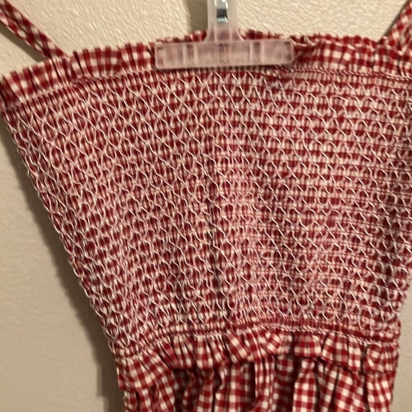 Kate Spade Gingham Sun-kissed Maxi Dress Spaghetti Straps NWT - Picture 4 of 9